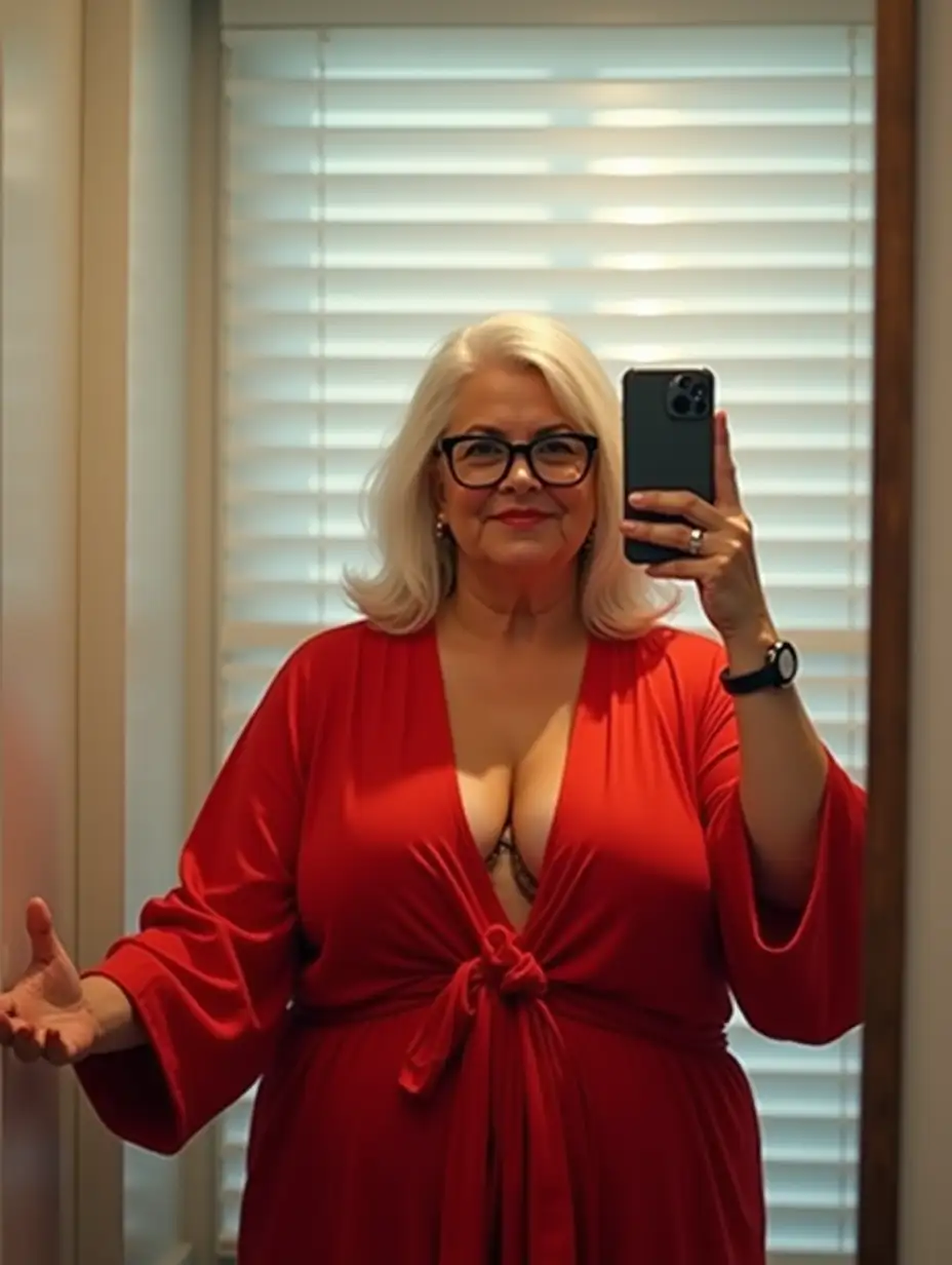 Curvy-50YearOld-Woman-in-a-FullBody-Mirror-Selfie-with-Platinum-Blonde-Hair