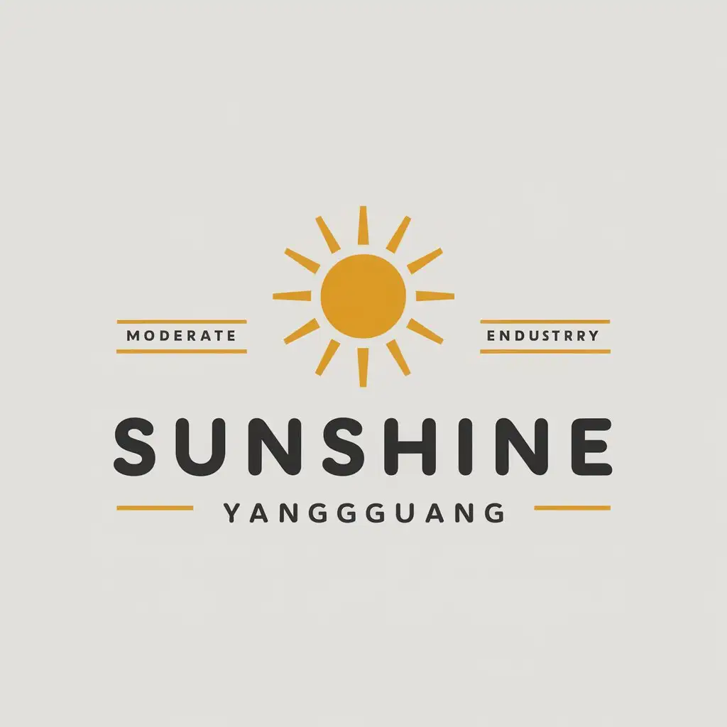 LOGO-Design-for-Sunshine-Bright-Sunshine-Symbol-in-Entertainment-Industry