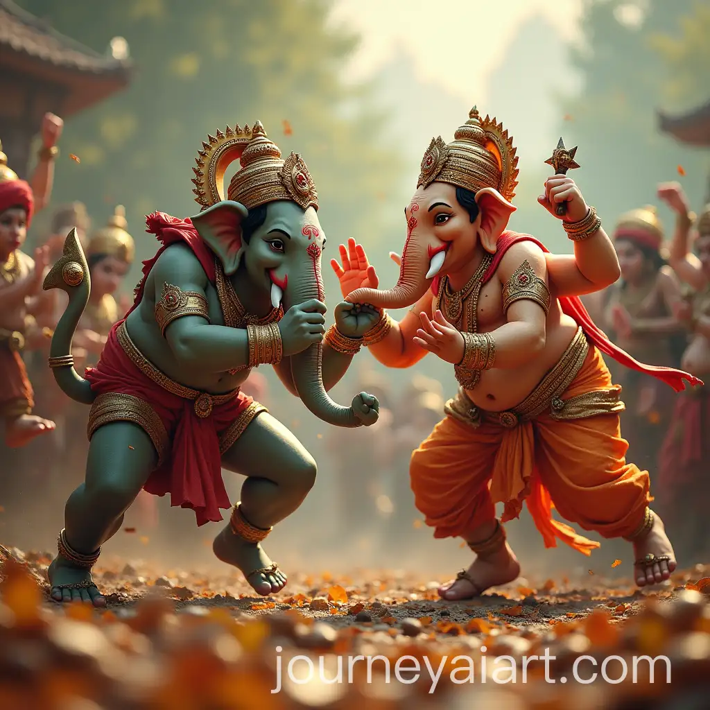 Ganapathi-Fighting-with-Goons-in-an-Actionpacked-Scene