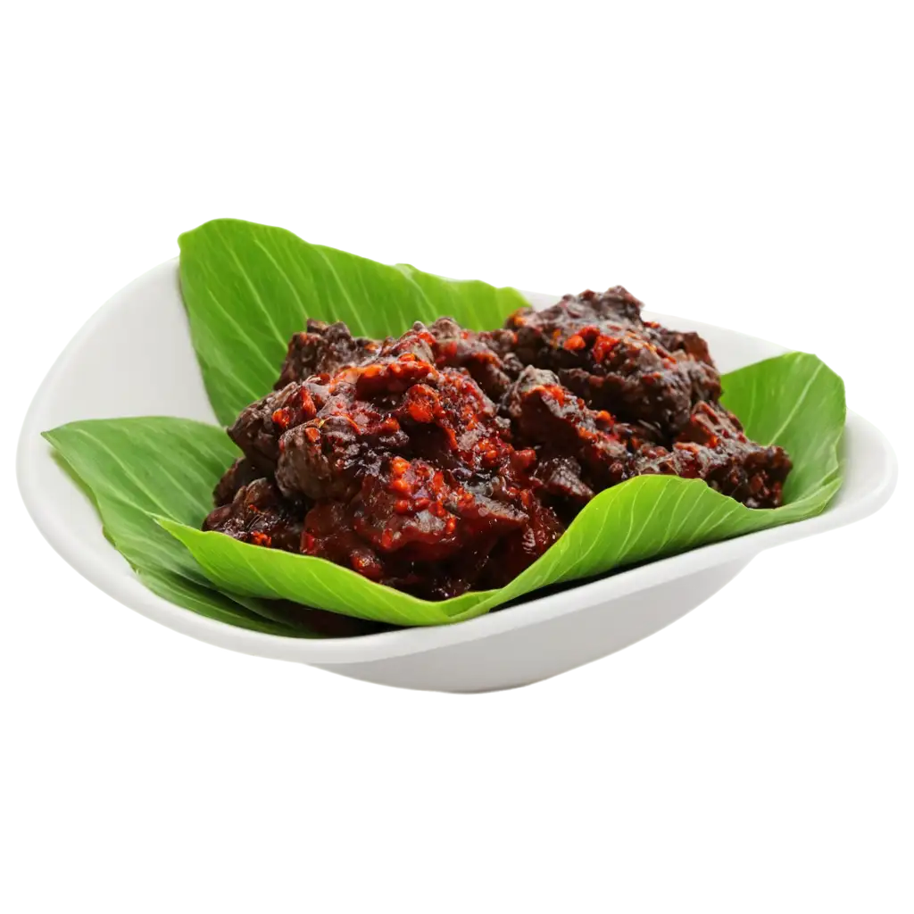 Dendeng-Balado-Food-Specialty-Minangkabau-PNG-Image-HighQuality-and-DetailRich-Representation