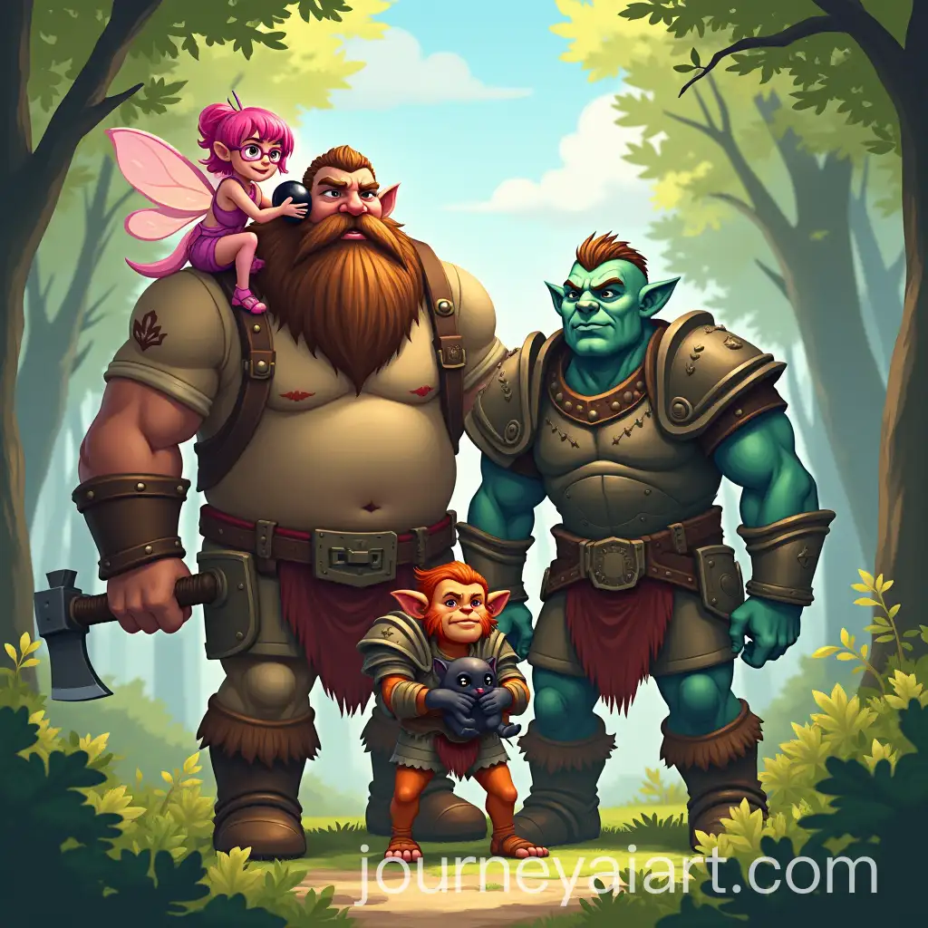 Enchanted-Forest-Gathering-Giant-Fairy-Orc-and-Goblin