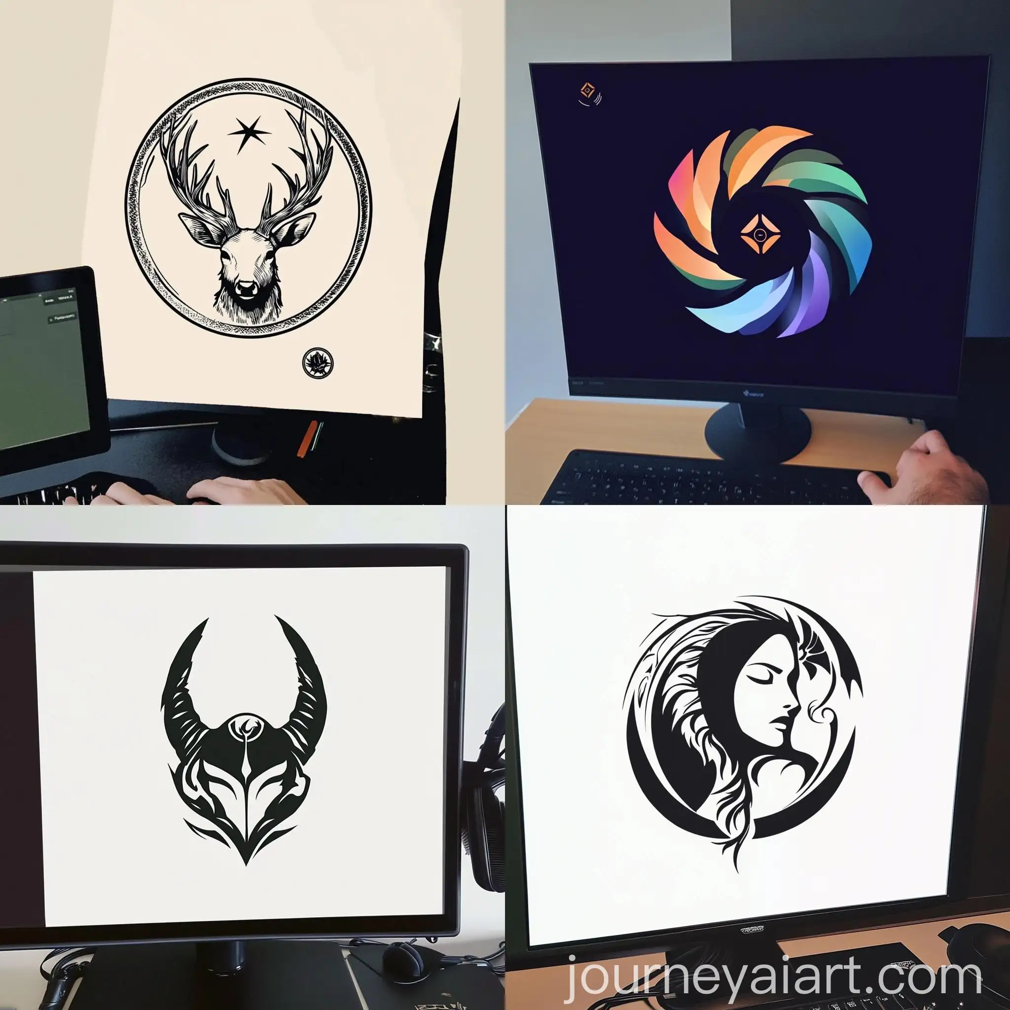 Colorful-Abstract-Artistic-Logo-Design