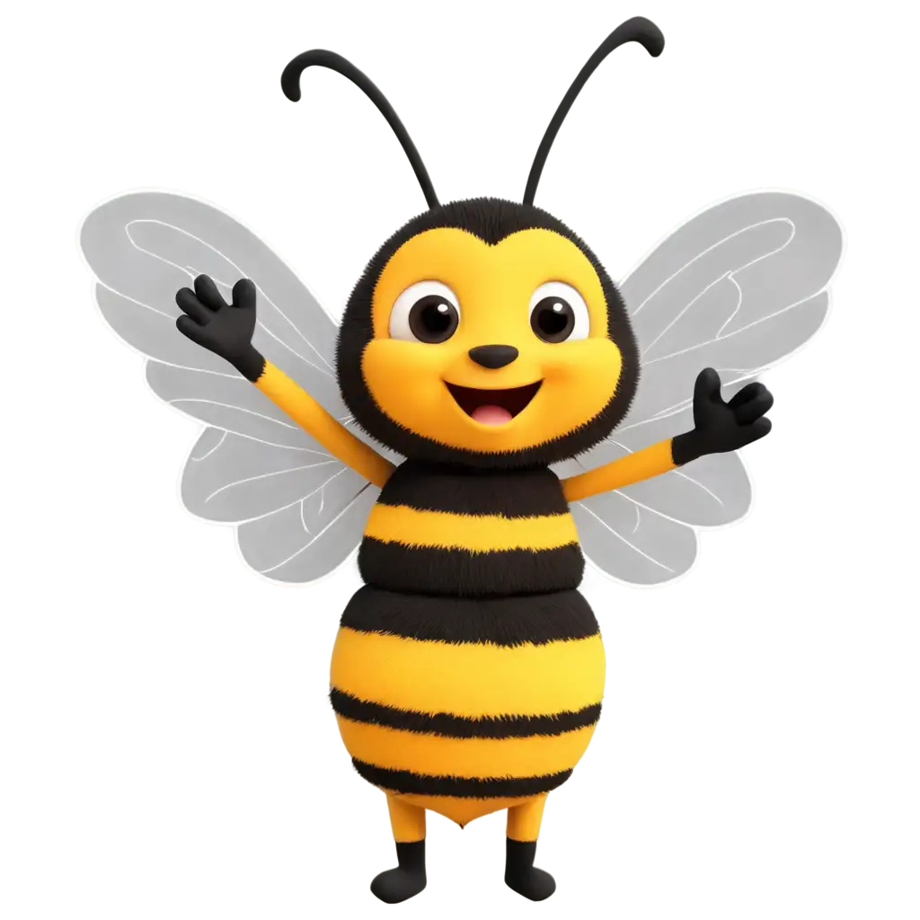 Cute-Bee-Cartoon-PNG-Adorable-Design-for-Your-Projects-and-Websites