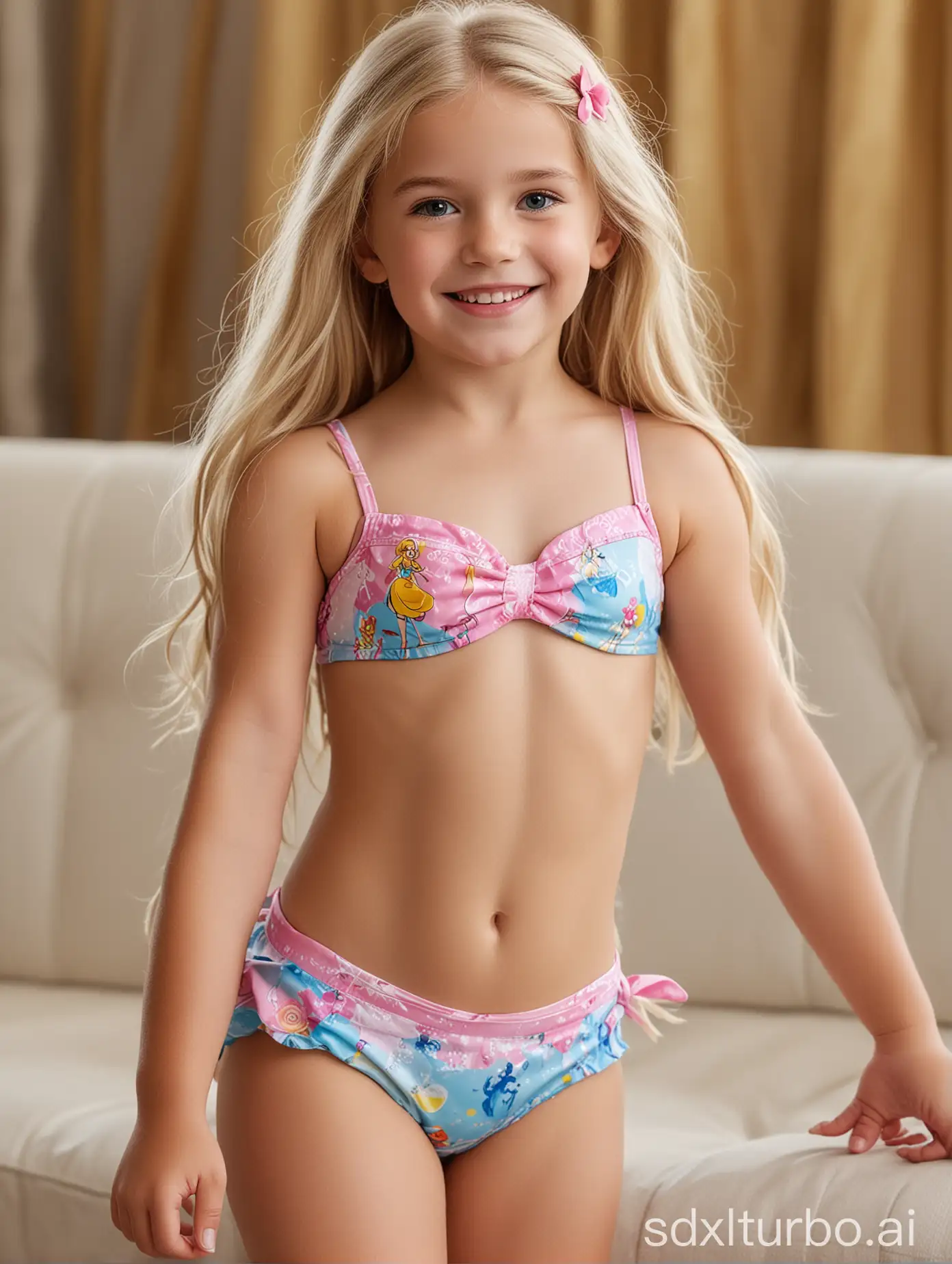 Confident-9YearOld-Girl-in-Disney-Bikini-and-High-Heels