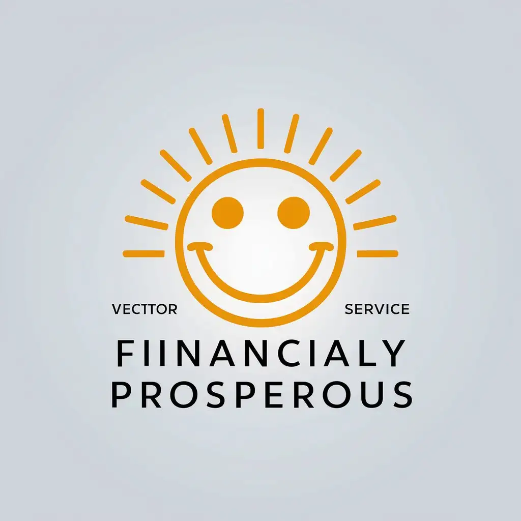 LOGO-Design-For-Financially-Prosperous-Minimalistic-Design-with-Smile-and-Sunshine-Symbols