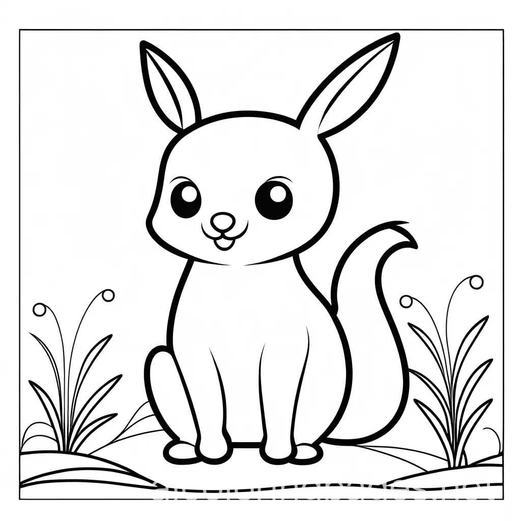 Cute-Xerus-Doodle-for-Kids-Coloring-Book