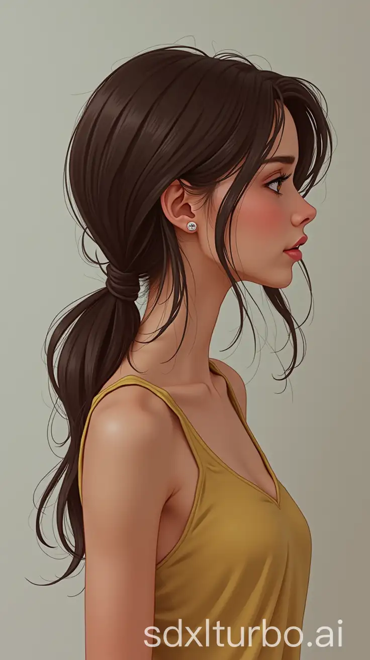 Petite-Girl-in-Profile-Capturing-Youth-and-Innocence