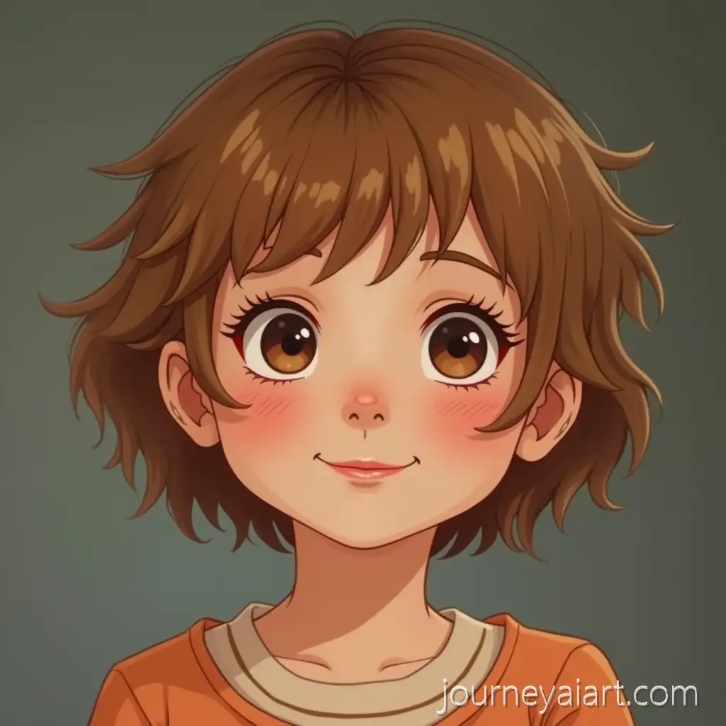 Young-Girl-with-HoneyColored-Hair-and-Joyful-Expression