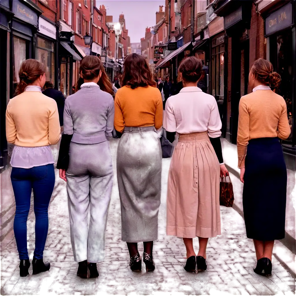Victorian-Era-English-Cobblestone-Street-with-Women-Walking-PNG-Image-for-Historical-and-Atmospheric-Scenes