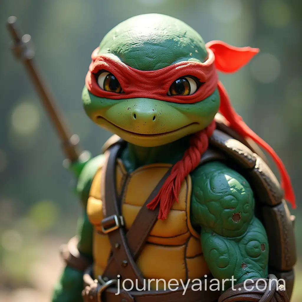 Raphael-the-Teenage-Mutant-Ninja-Turtle-in-Action