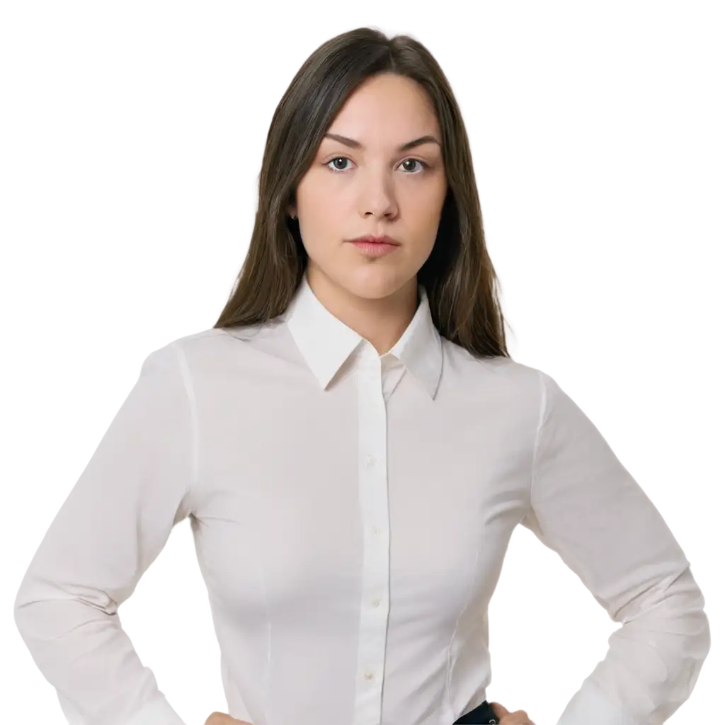 HighQuality-PNG-Image-of-a-31YearOld-American-Woman-with-a-Collared-Shirt