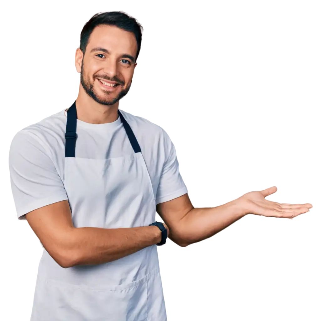 Smiling-Baker-PNG-Image-with-Hands-Crossed-in-White-Attire-HighQuality-Transparent-Background