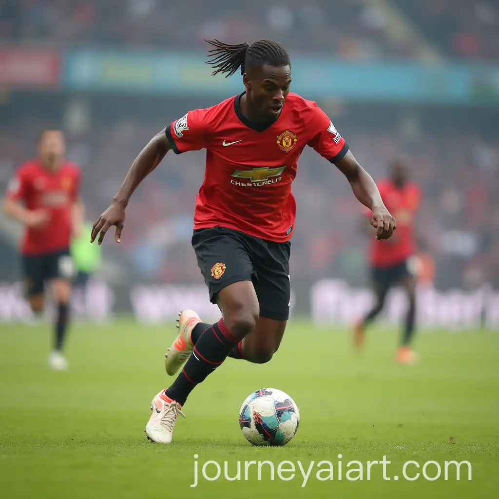 AIGenerated-Football-Scene-with-Futuristic-Elements