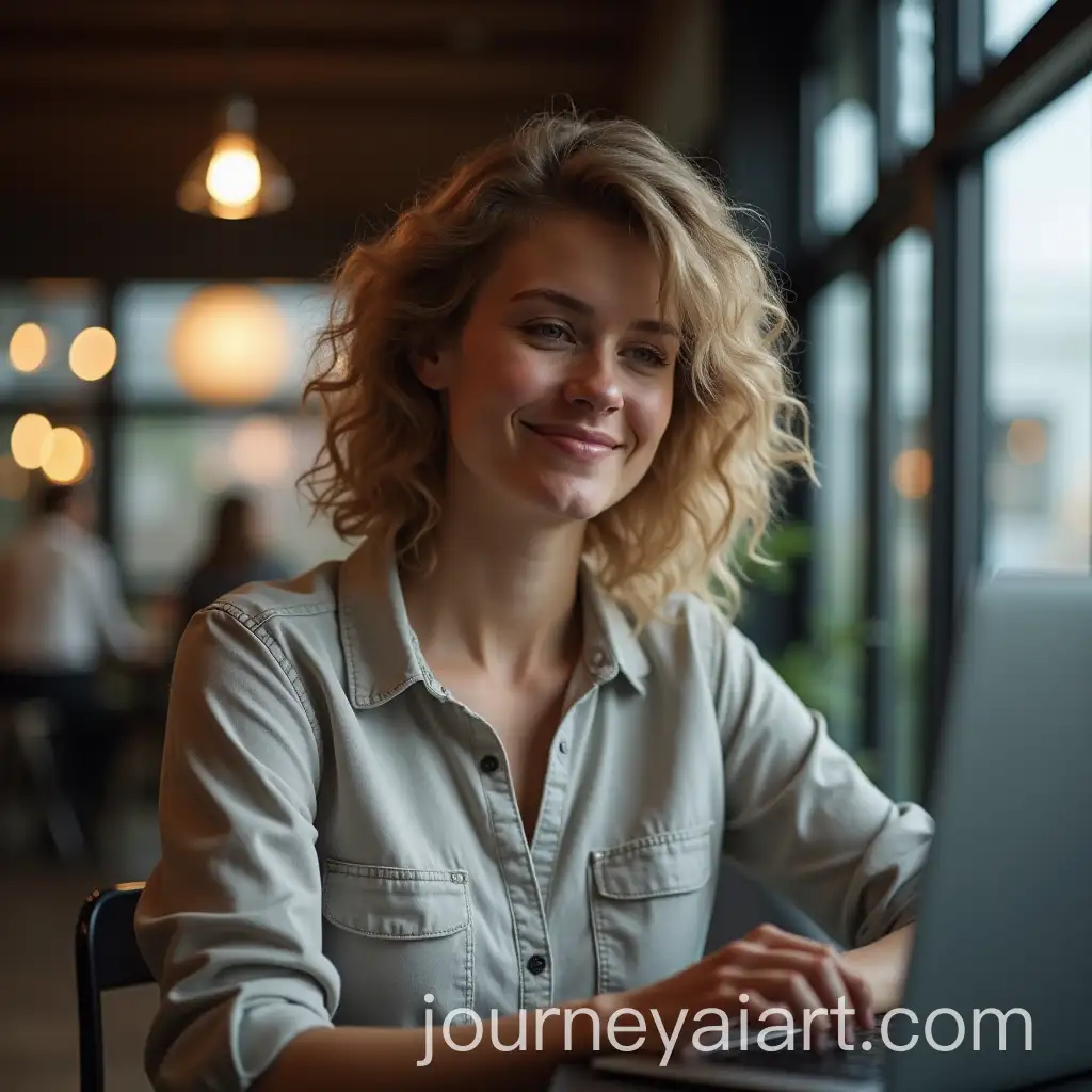 Woman-Smiling-atAI-Image-Prompt-Expansion-Client-Automatic-Purchases-Notifications
