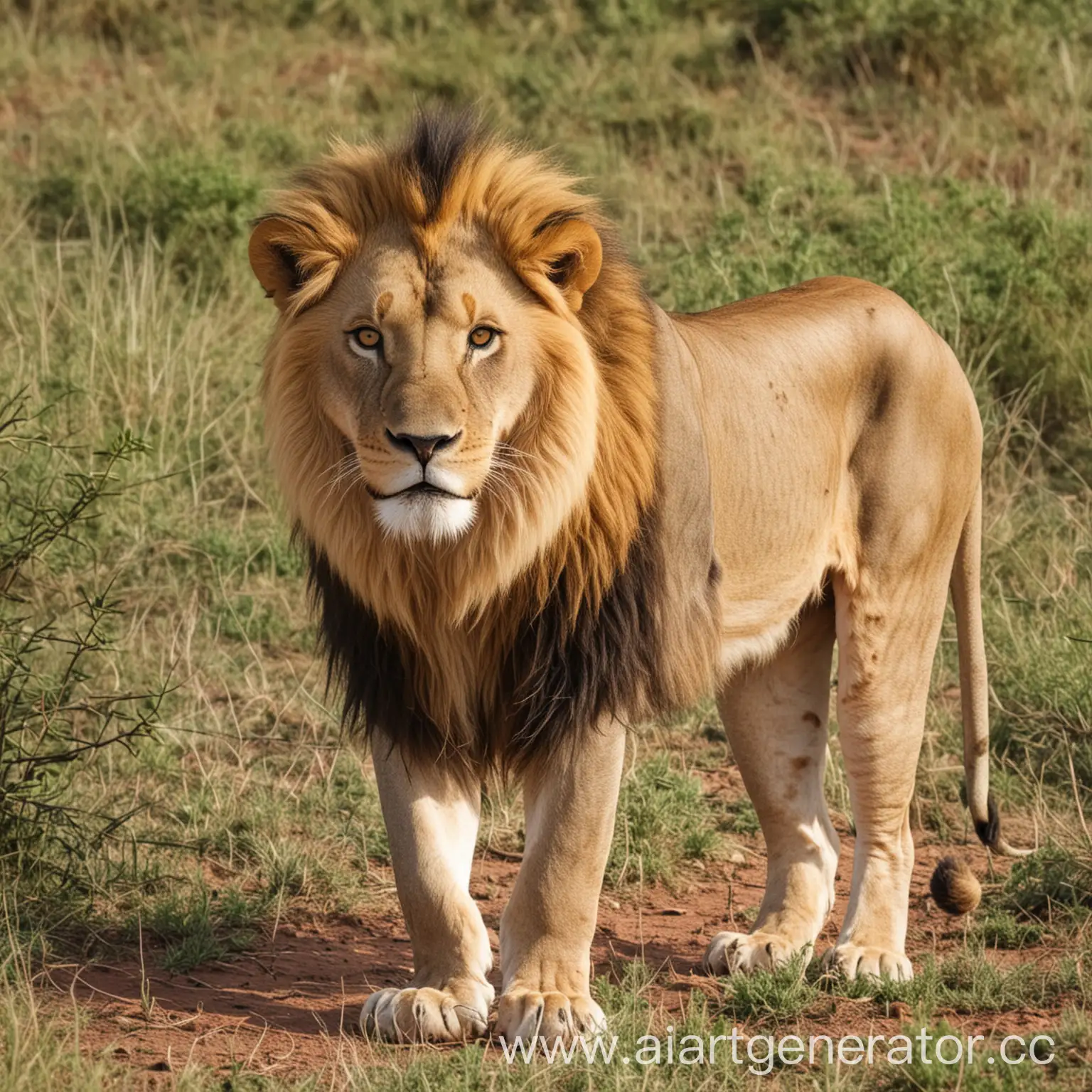 Majestic-Lion-Roaming-in-the-Savannas-of-Kenya