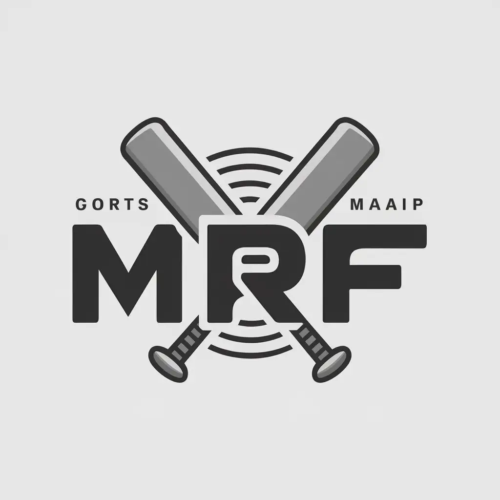 LOGO-Design-For-MRF-Bat-Symbol-with-Clear-Background-for-Sports-Fitness-Industry