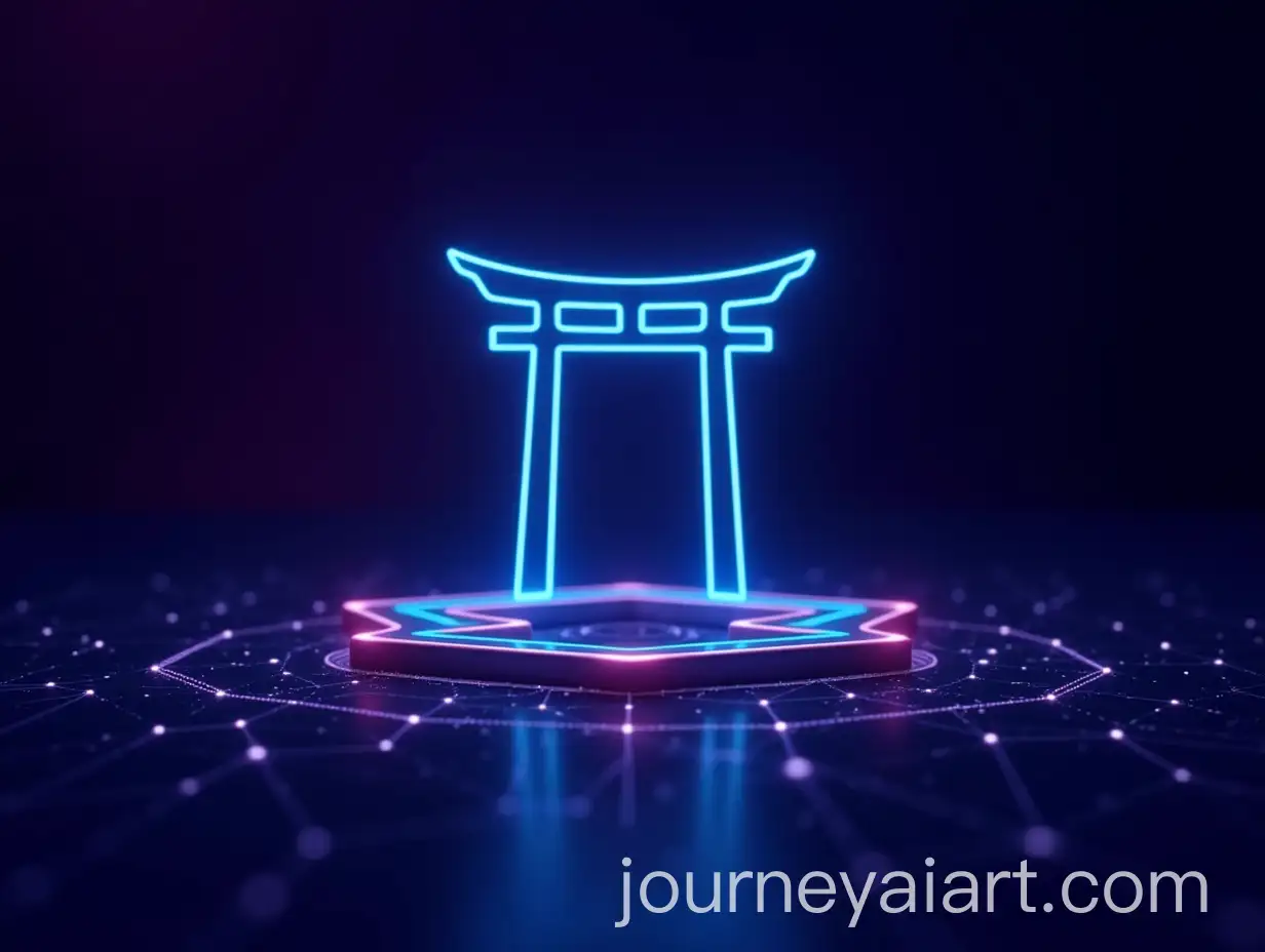 Futuristic-Torii-Gate-Design-Symbolizing-Technology-and-AI