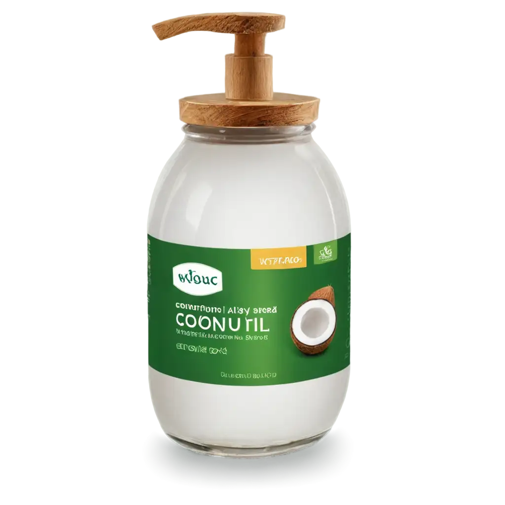 Premium-Coconut-Oil-Bottle-PNG-Enhance-Your-Product-Marketing-with-HighQuality-Images