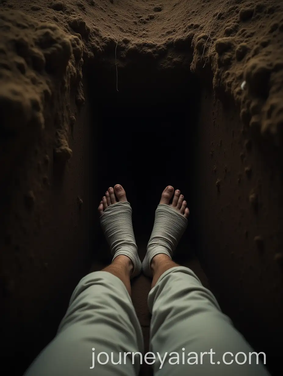 AI-Art-Prompt-ExpansionFirstPerson-Perspective-of-Lying-in-a-Sealed-Grave-with-Burial-Cloth-and-Roots