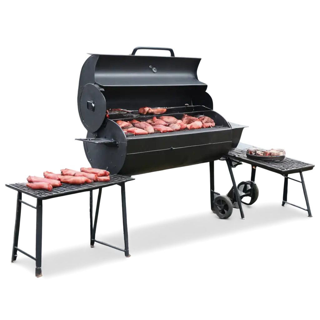 PNG-Image-of-a-Pig-Making-Barbecue-Artistic-Concept-and-SEO-Optimization