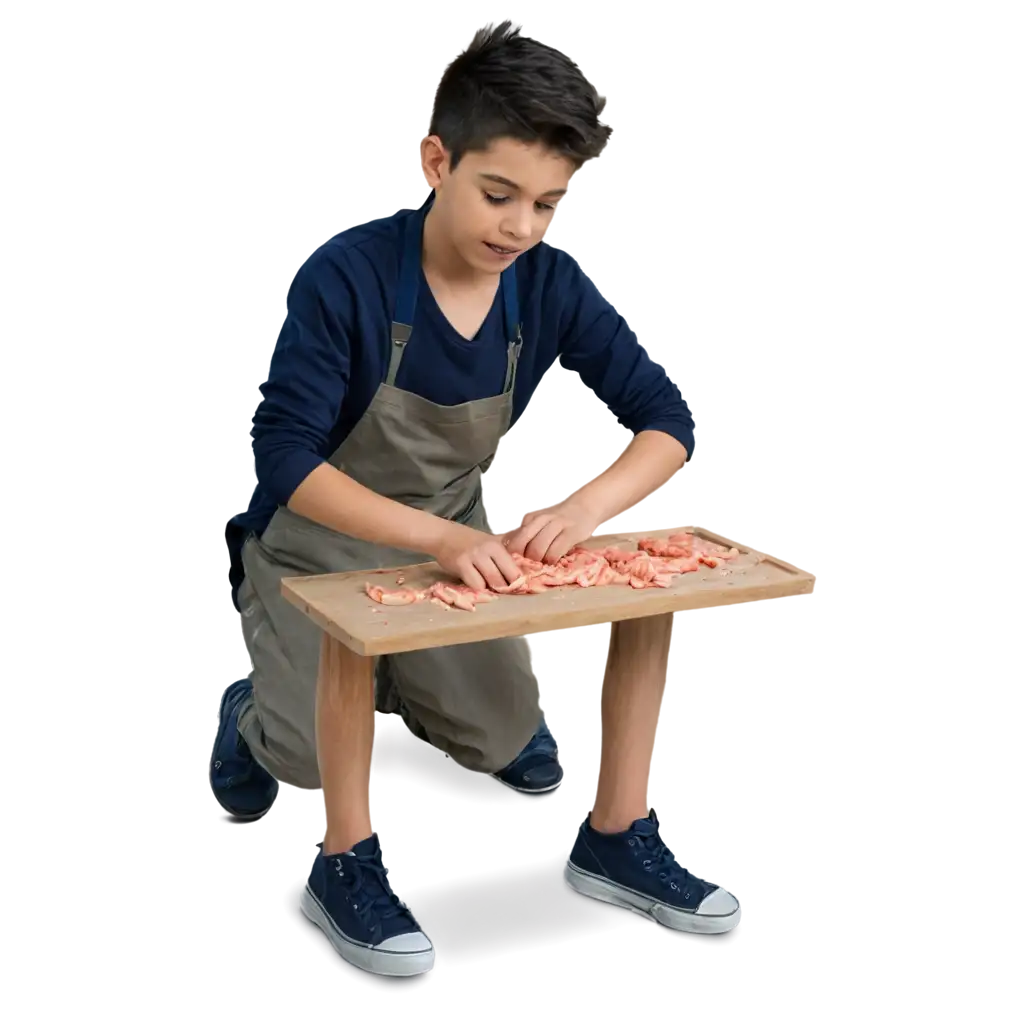 Kid-Peeling-Shrimps-PNG-Image-HighQuality-Transparent-Format-for-Versatile-Use