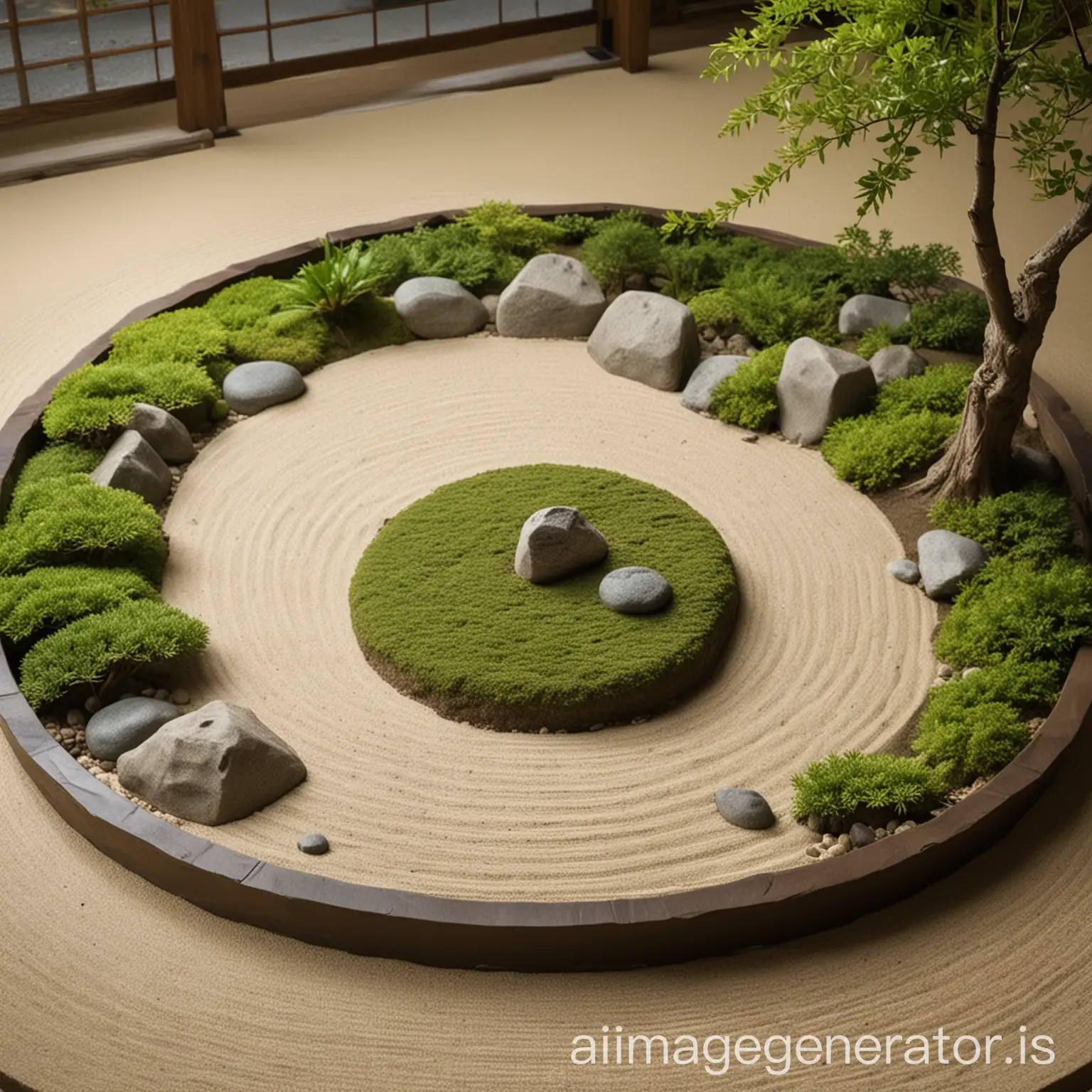 Tranquil-Zen-Garden-in-Traditional-Japanese-Style