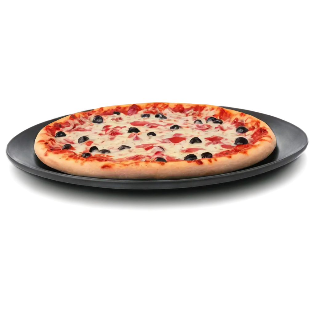 HighQuality-Pizza-Plate-Circle-PNG-Image-for-Versatile-Use