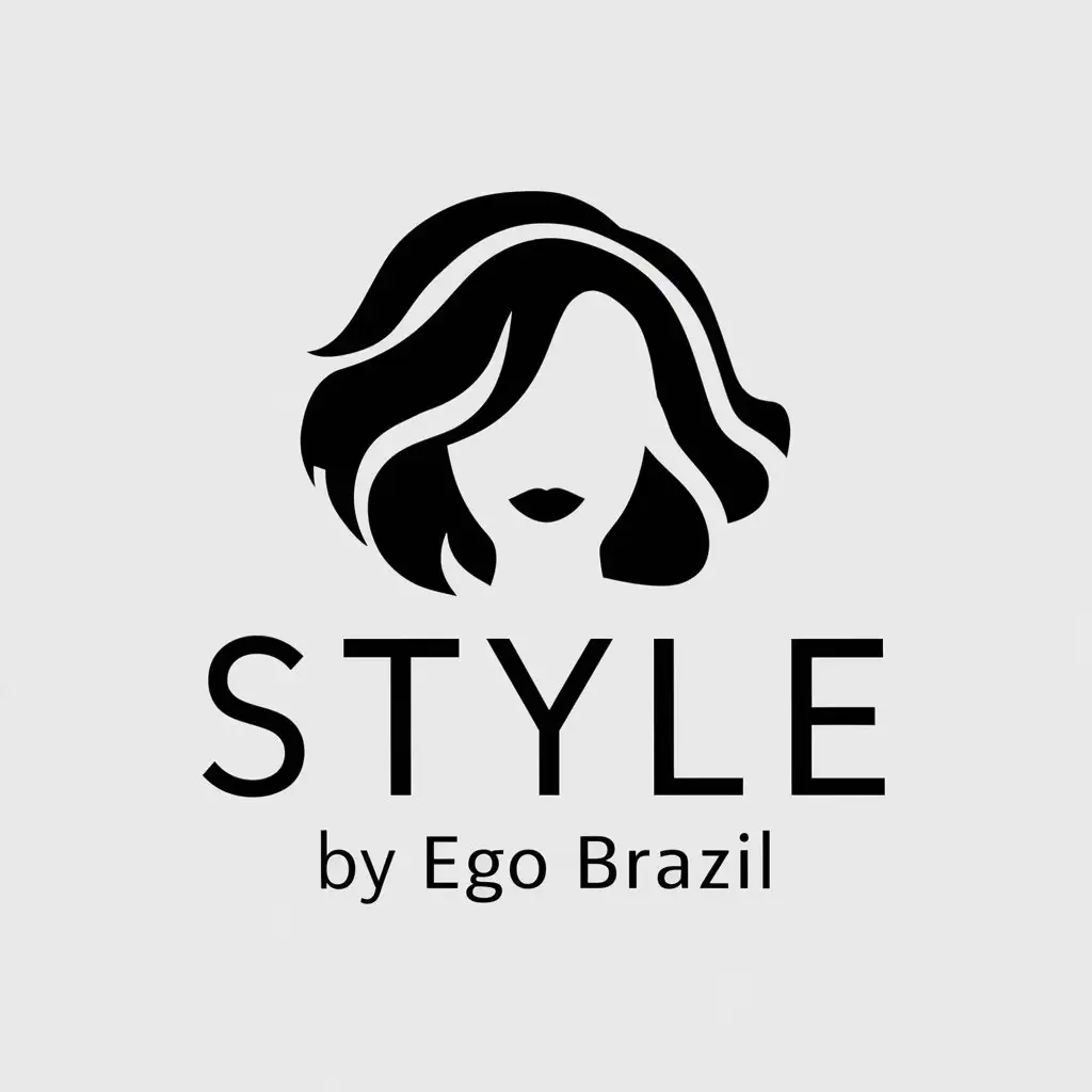 LOGO-Design-for-Style-by-Ego-Brazil-Hair-Stylist-with-Clean-and-Elegant-Hair-Theme