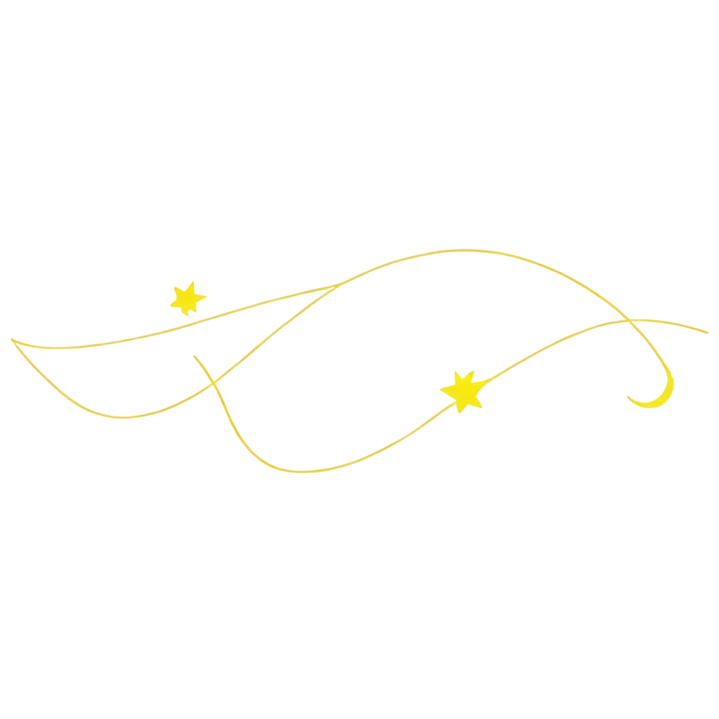 PNG-Image-Usage-ScenariosYellow-Star-and-Moon-Lines-PNG-A-Celestial-Design-for-Clear-HighQuality-Visuals
