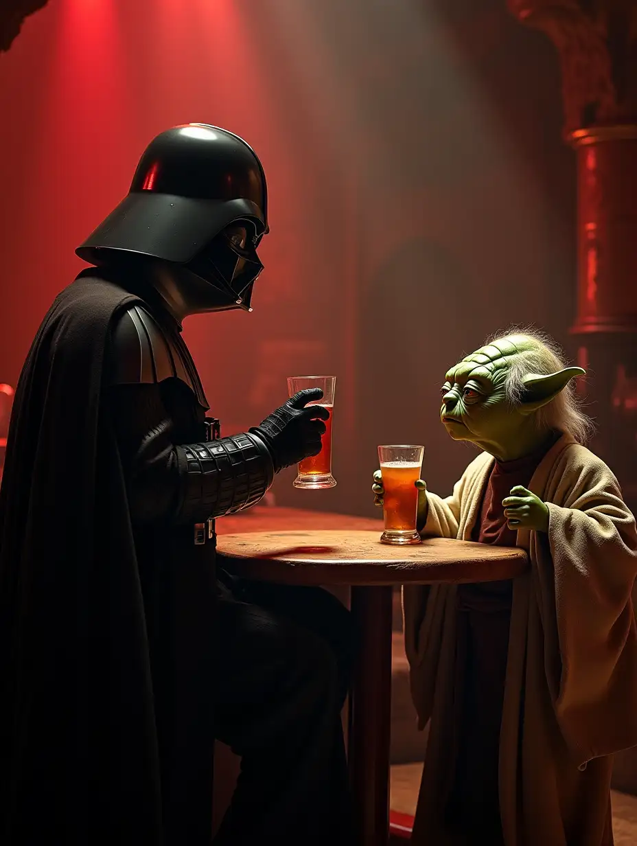 Darth-Vader-and-Yoda-Drinking-in-the-Mos-Eisley-Cantina-in-Cinematic-Style