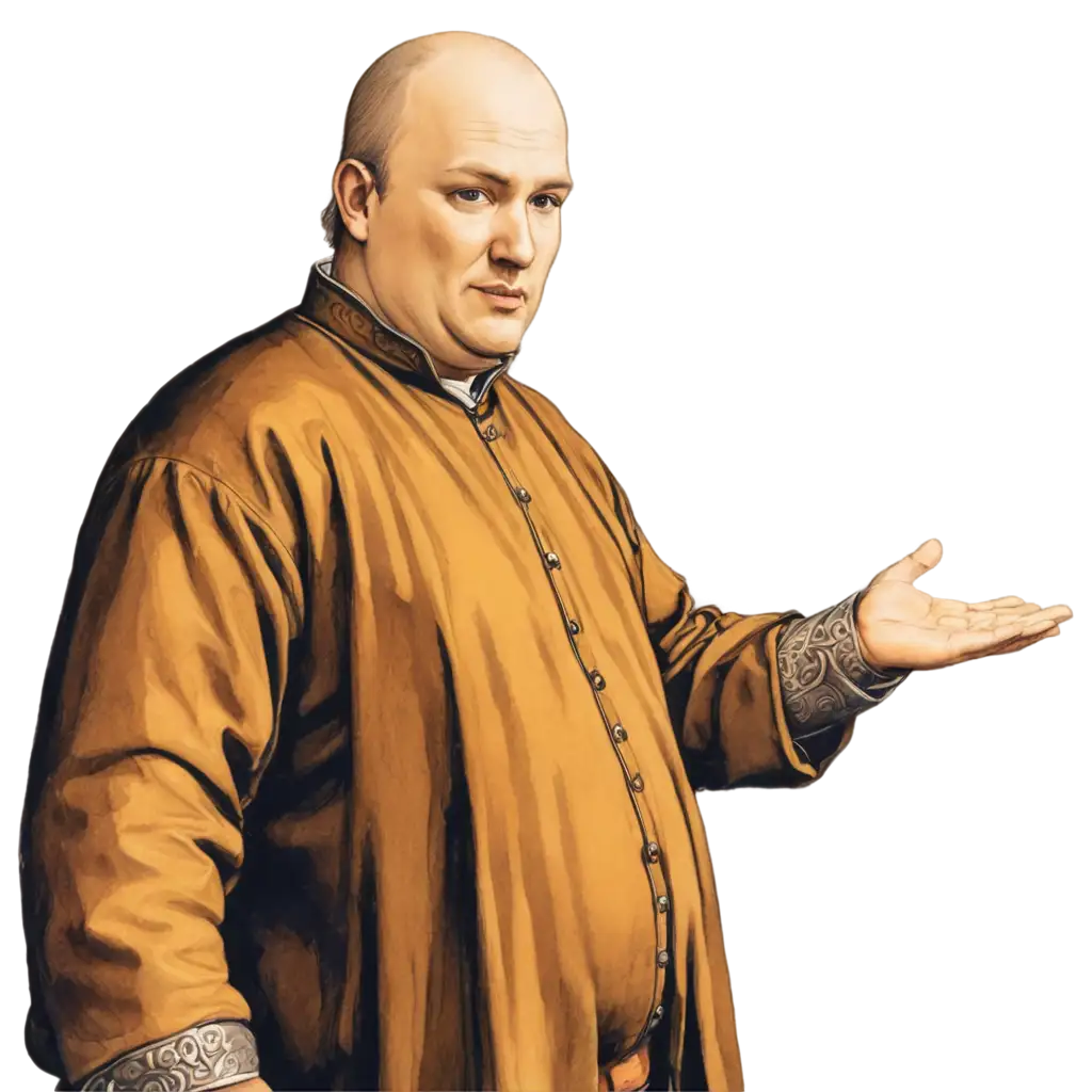 HighQuality-PNG-Image-of-a-Fat-Blond-Balding-Noble-in-a-Medieval-Setting