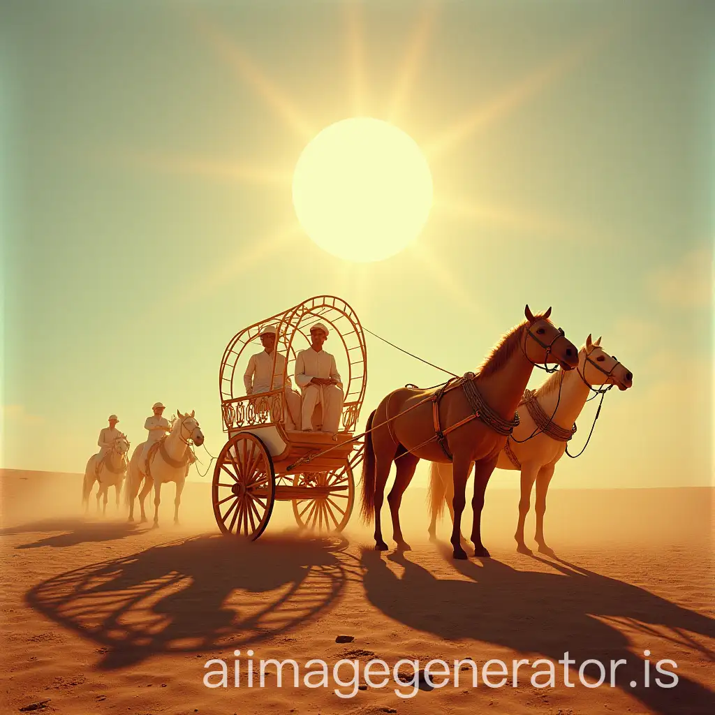 Glass-Carriage-Glimmering-Under-a-Scorching-Sun