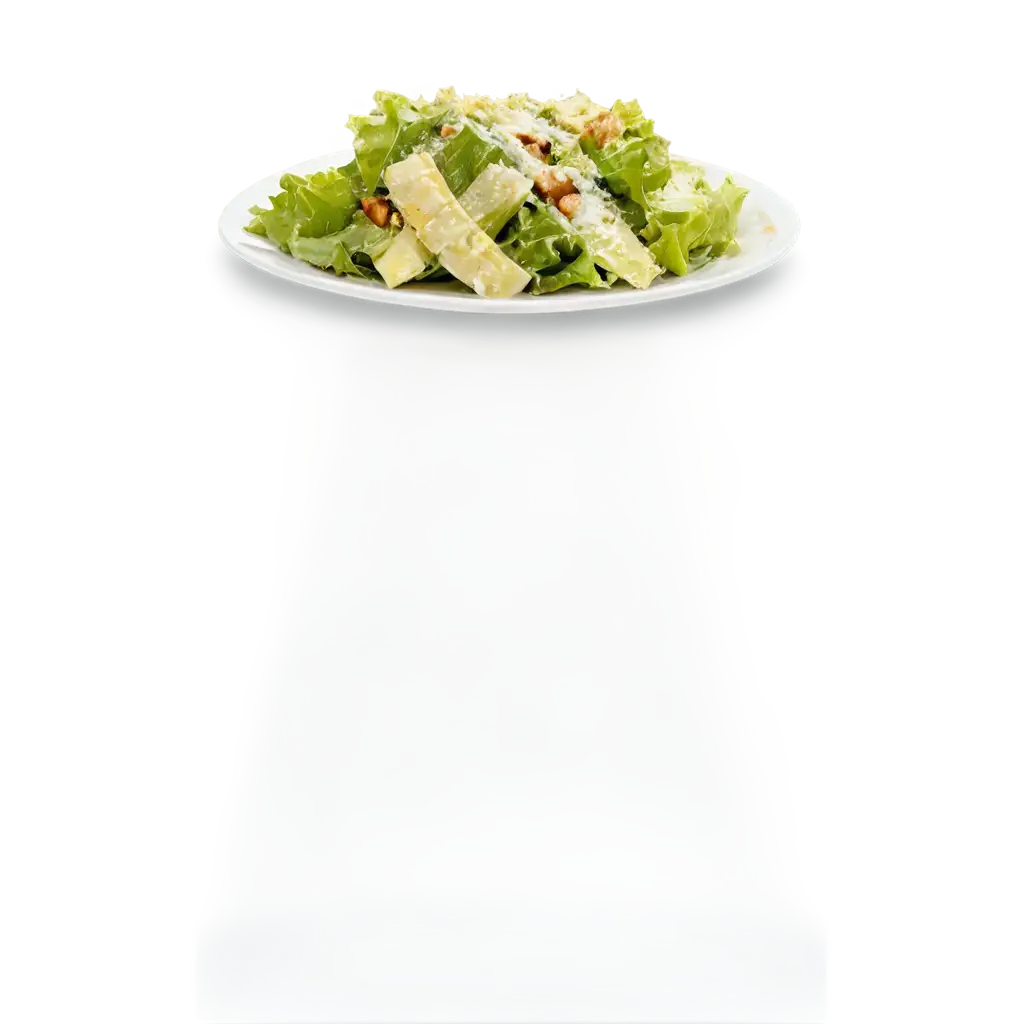 Fresh-Caesar-Salad-on-White-Plate-PNG-Crisp-Image-for-Culinary-Blogs-Menus