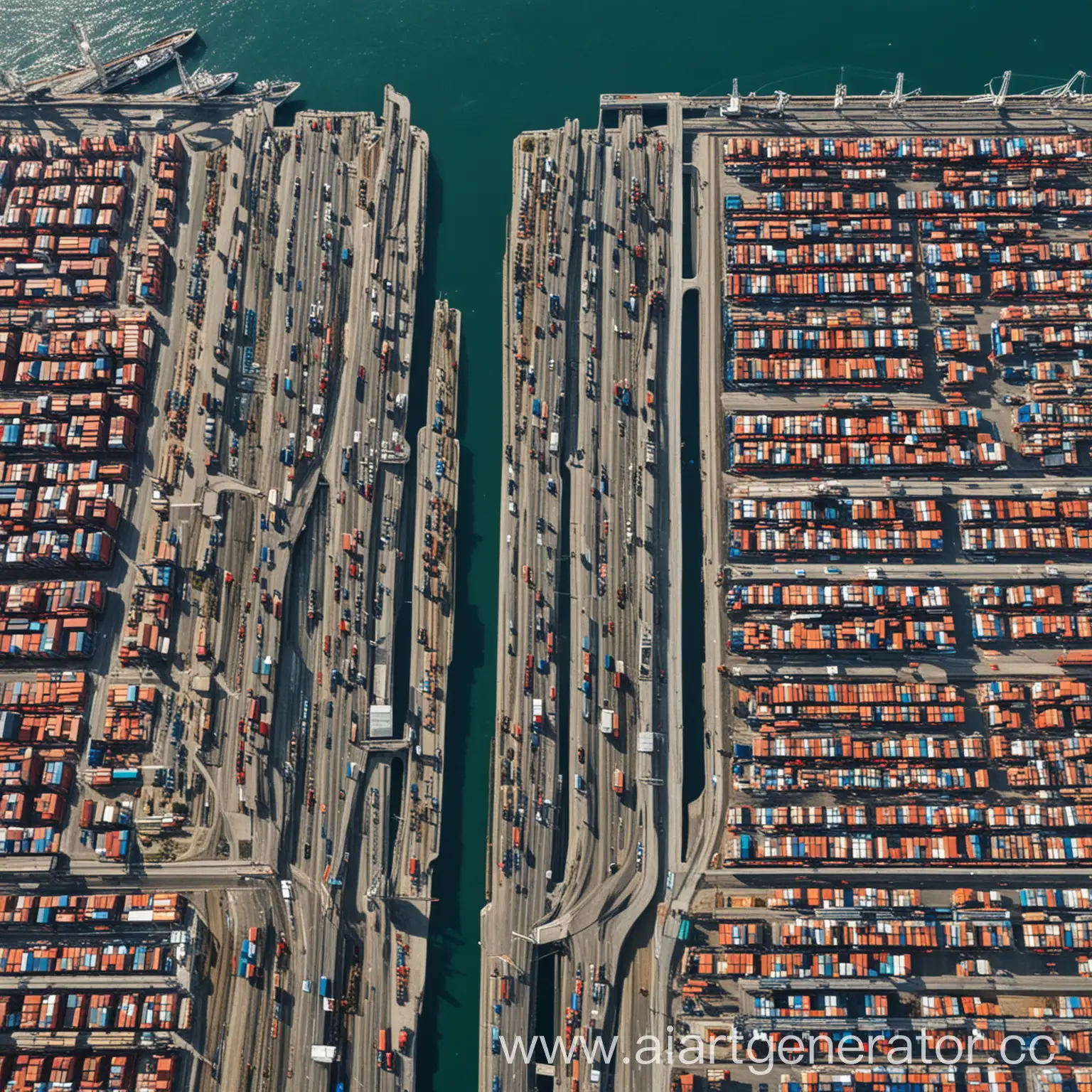 Busy-Harbor-at-the-Worlds-Largest-Port