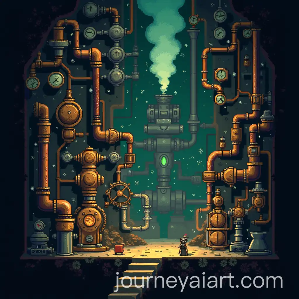 Steampunk-City-Mechanics-Labyrinth-of-Pipes-and-Gears