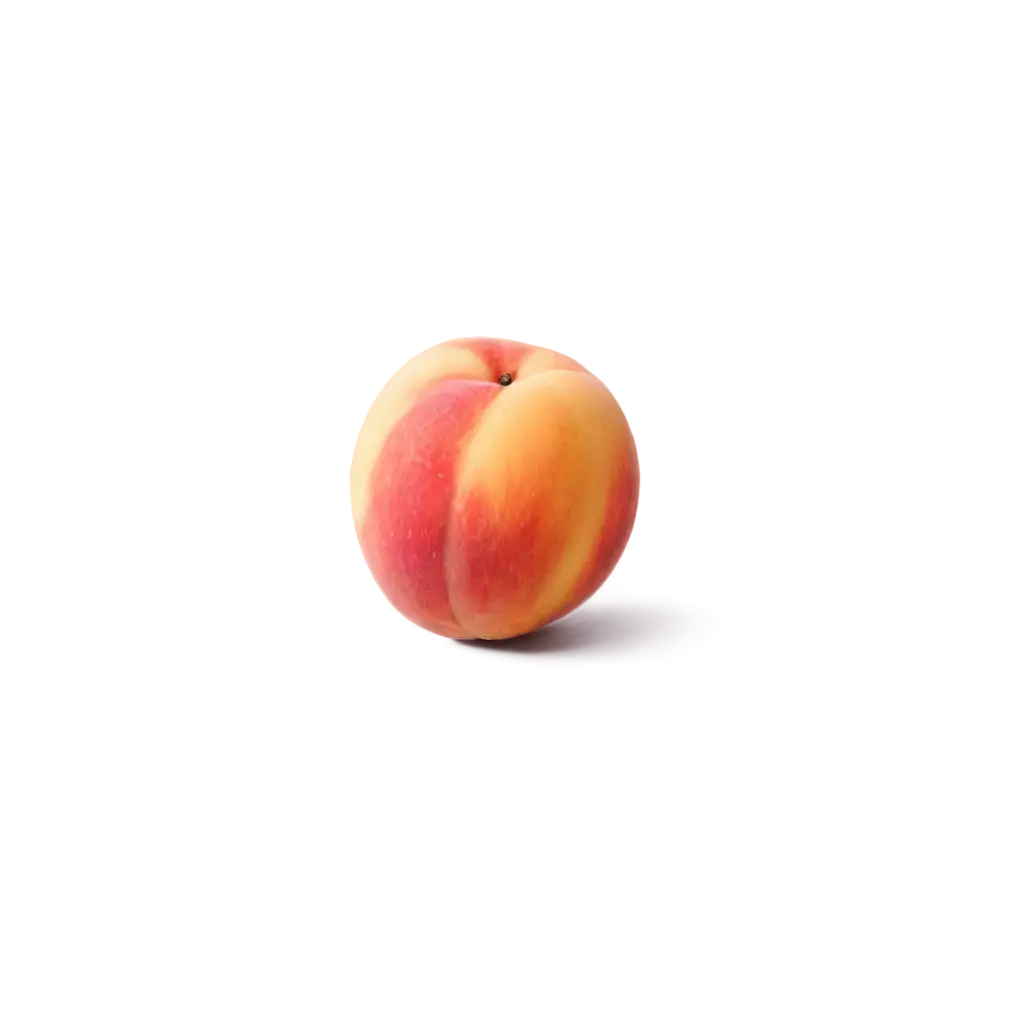 HighQuality-Peach-PNG-Image-with-Light-Shadow-for-Versatile-Use