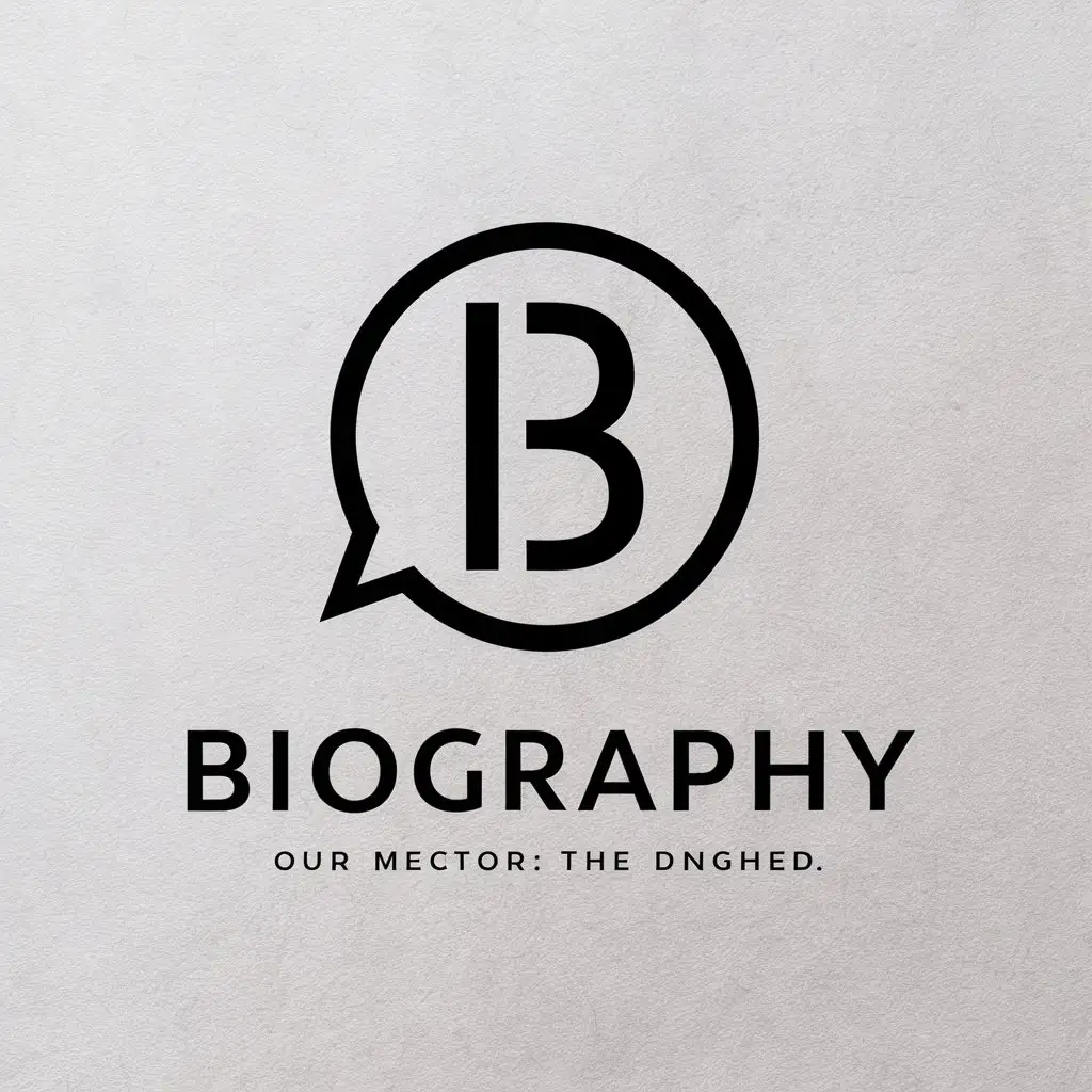 LOGO-Design-For-Biography-Blog-Moderate-and-Clear-Background