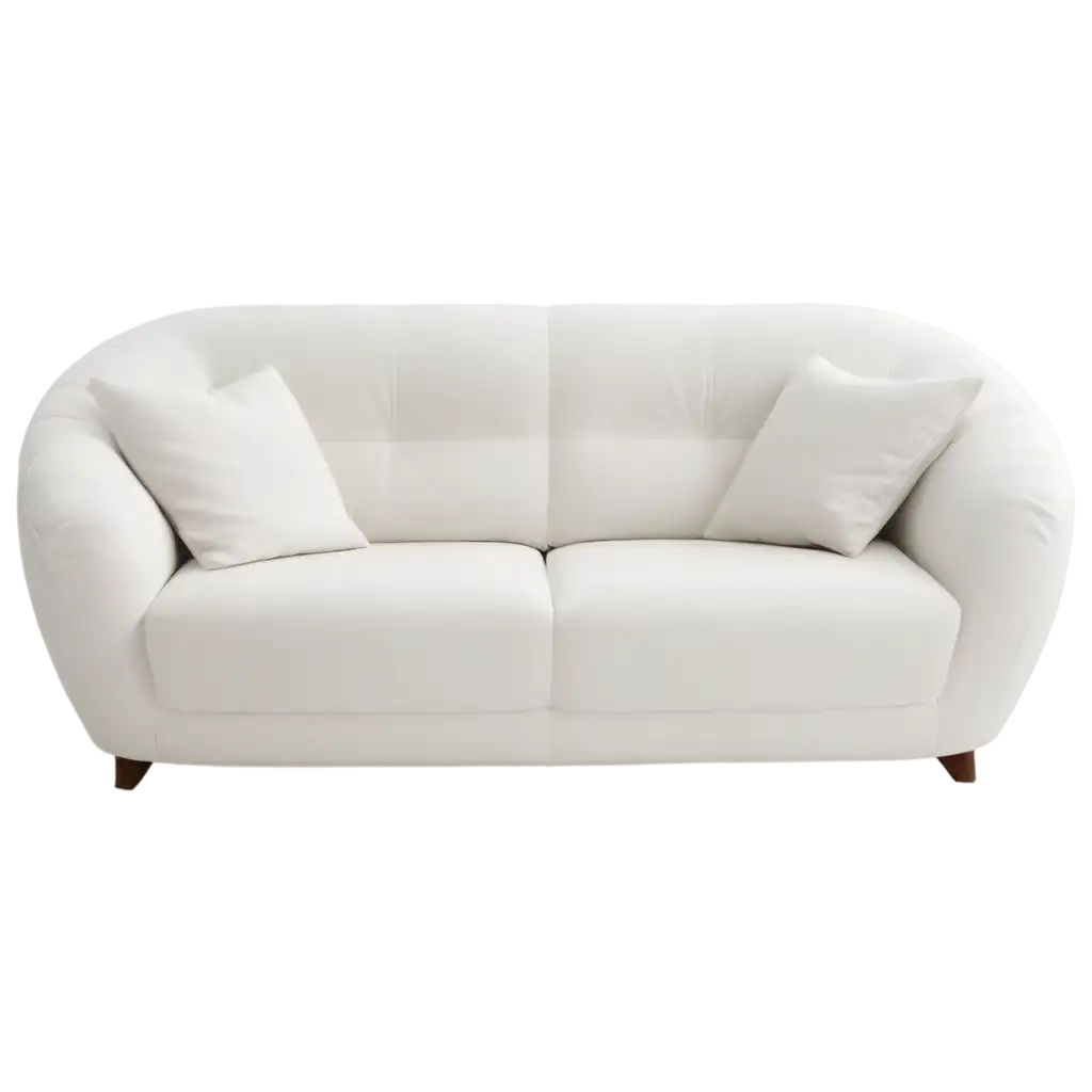 Stylish-White-Sofa-2-Seats-PNG-for-Modern-Home-Decor
