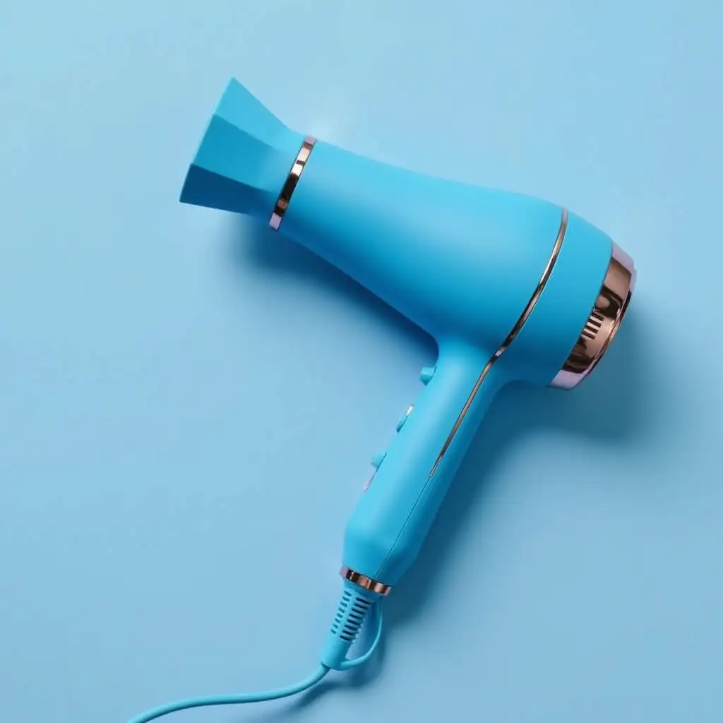 high speed hair dryer blue color