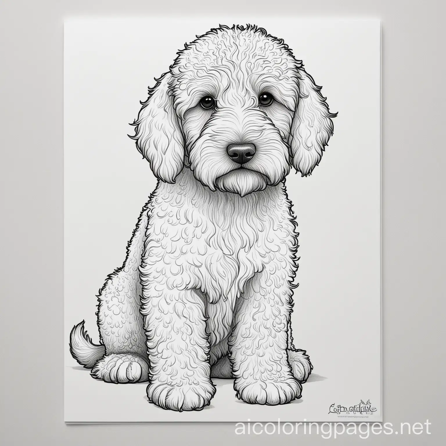 Labradoodle-Coloring-Page-with-Simple-Line-Art-on-White-Background