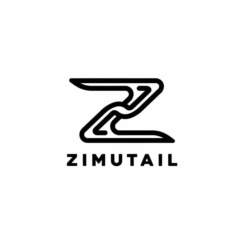 LOGO Design For Zimutail Elegant Vector Logo with Clear Background