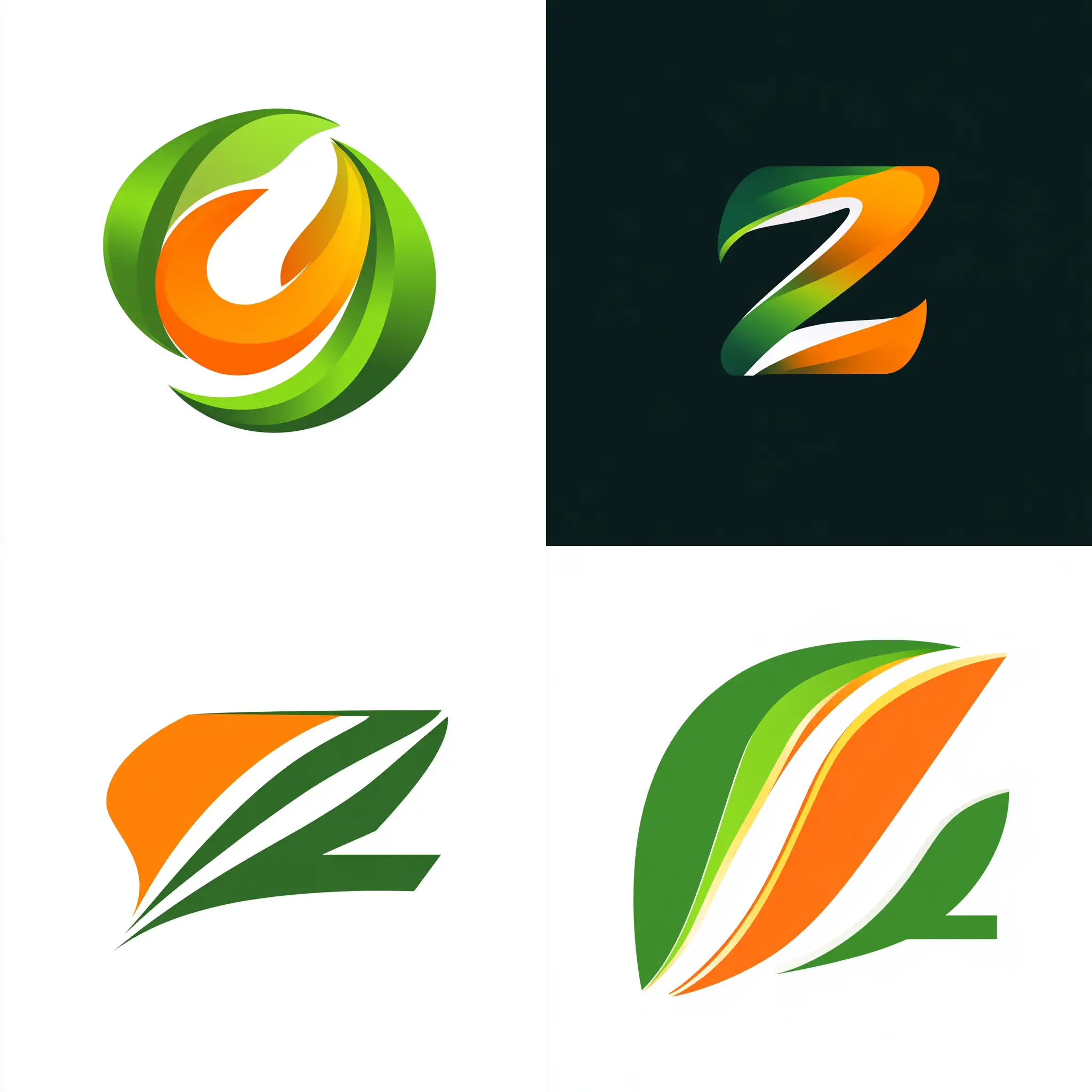 Bright-Green-and-Orange-Digital-Style-Logo-for-Ceramics-Three-Z