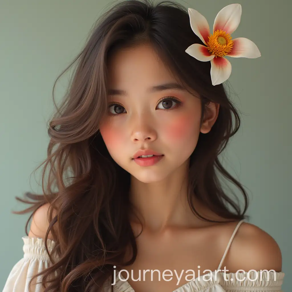 Portrait-of-a-Beautiful-Girl-with-Intense-Gaze