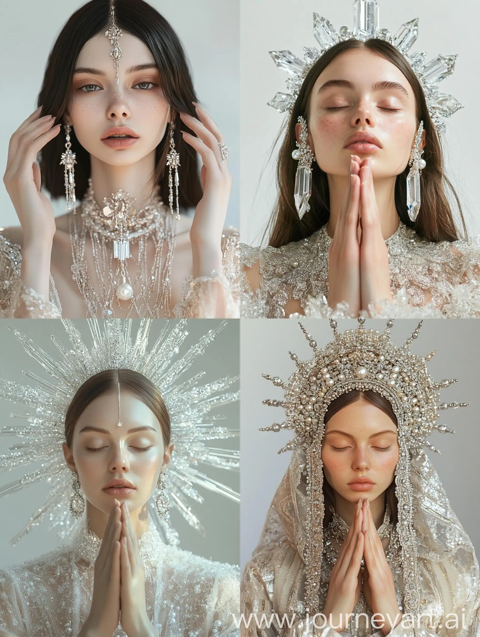 HyperRealistic-Portrait-of-a-Woman-Meditating-with-Futuristic-Dress-and-Crystal-Earrings