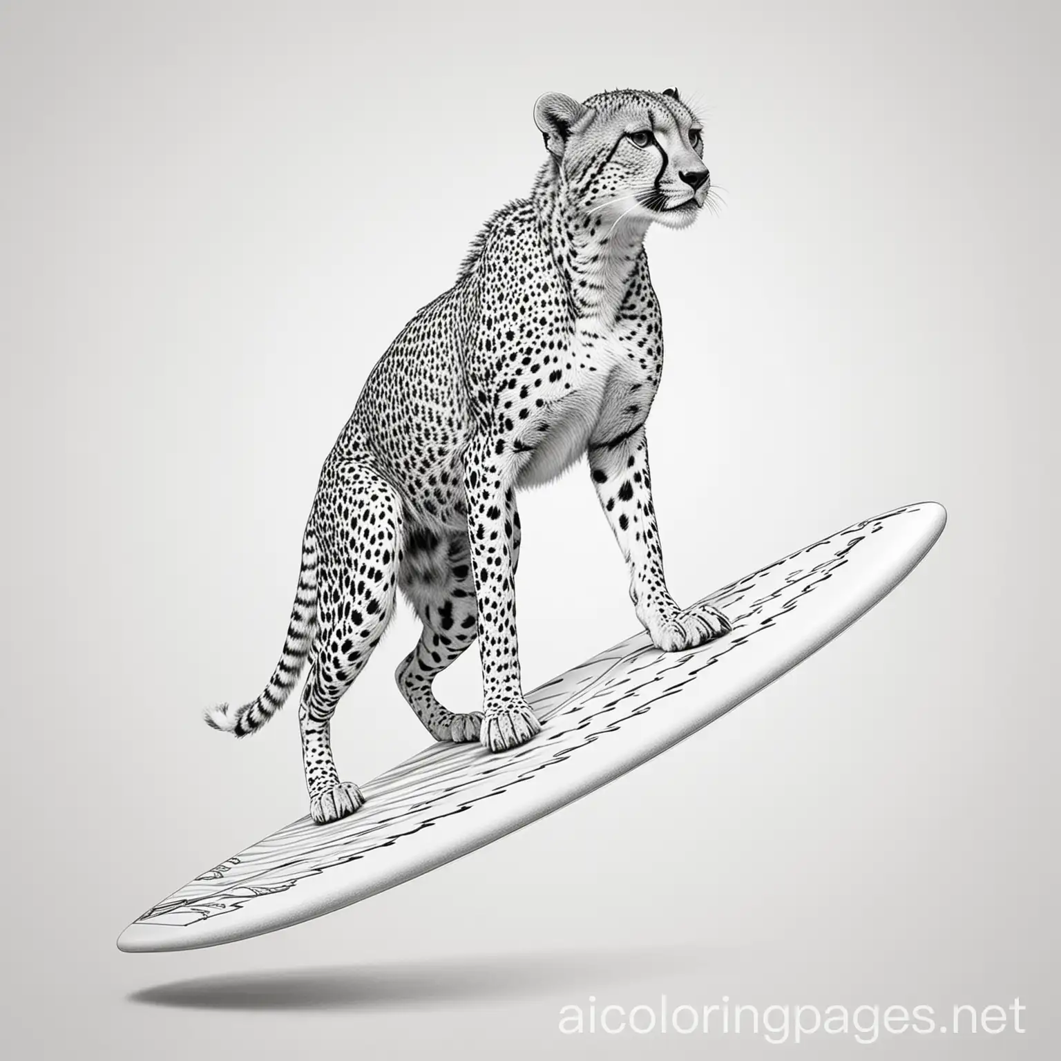 Cheetah-Riding-Surfboard-Coloring-Page