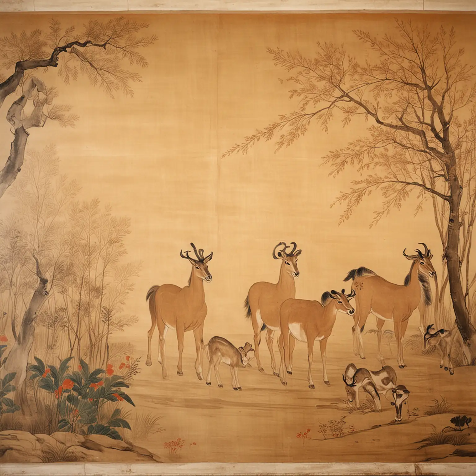 ancient Northern Wei dynasty mural paintings