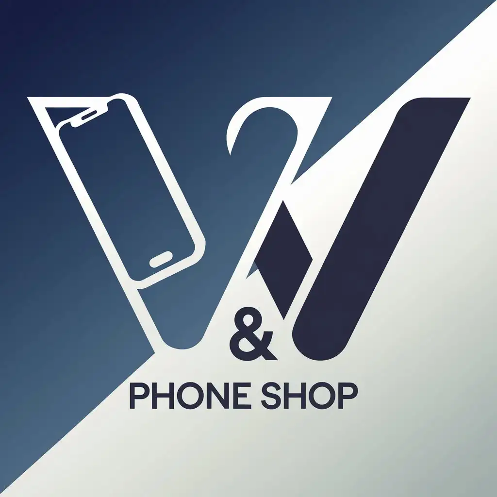 Logo for V&V shop phone store