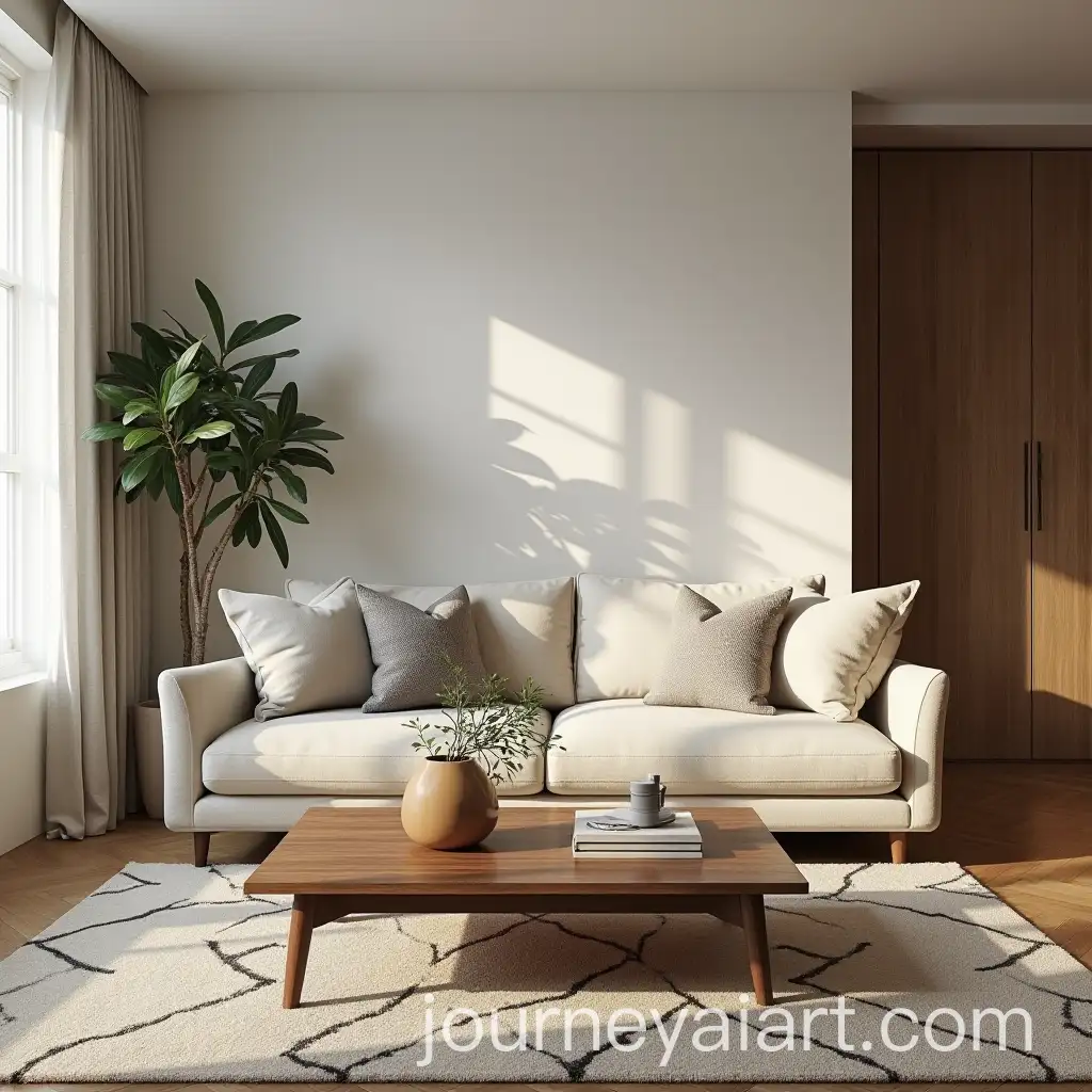 Cozy-and-Stylish-Living-Room-with-Wooden-Coffee-Table