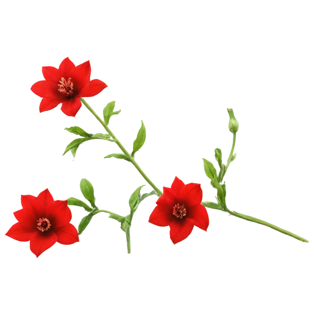 Vibrant-Red-Flower-PNG-Image-for-Clear-and-Crisp-Visuals