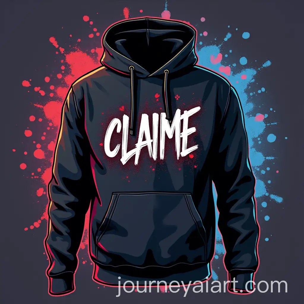 Stylish-Hoodie-Design-Featuring-Illegible-Handwritten-CLAIME-Inscription